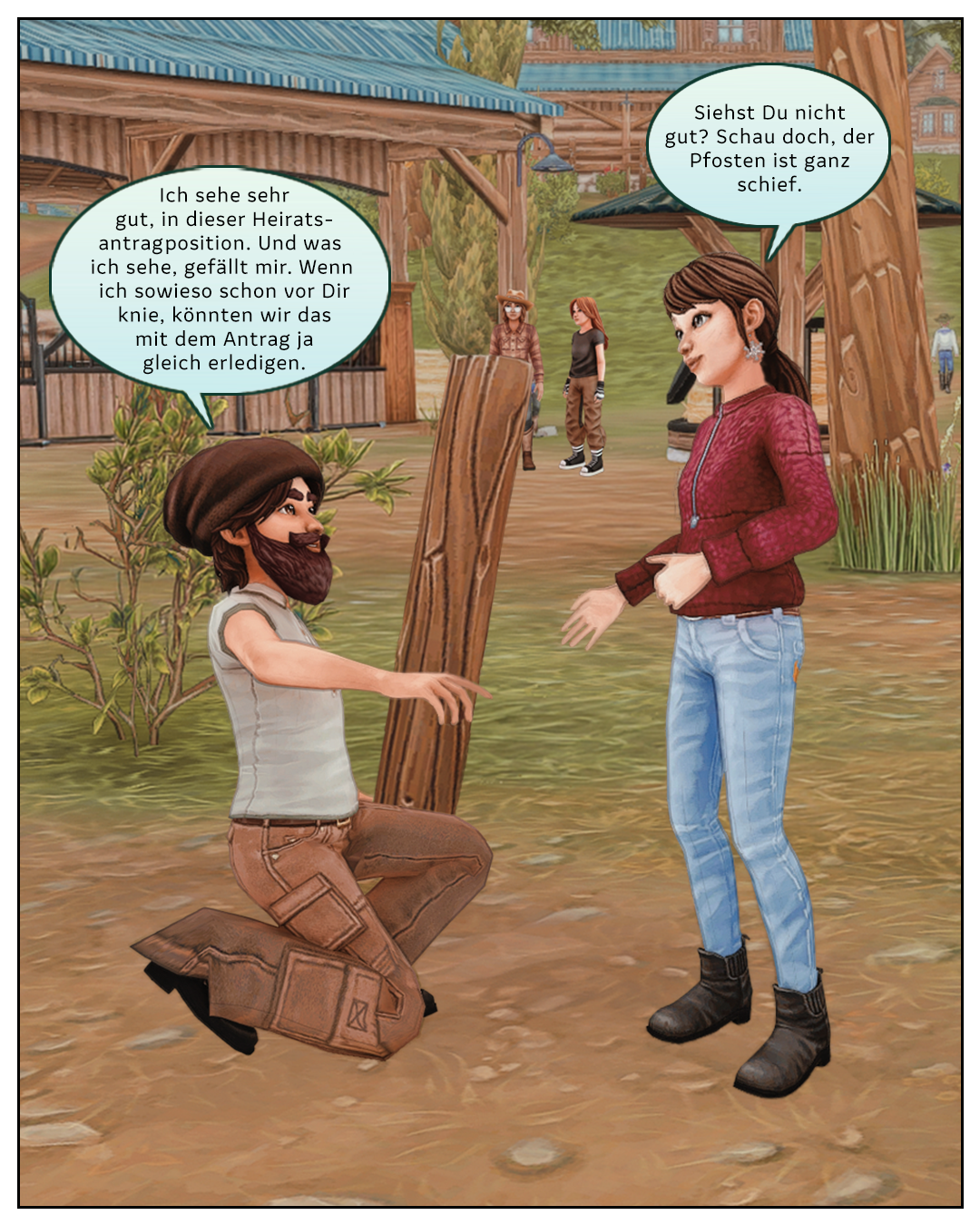 Die Heiratsantragposition � Slide 4